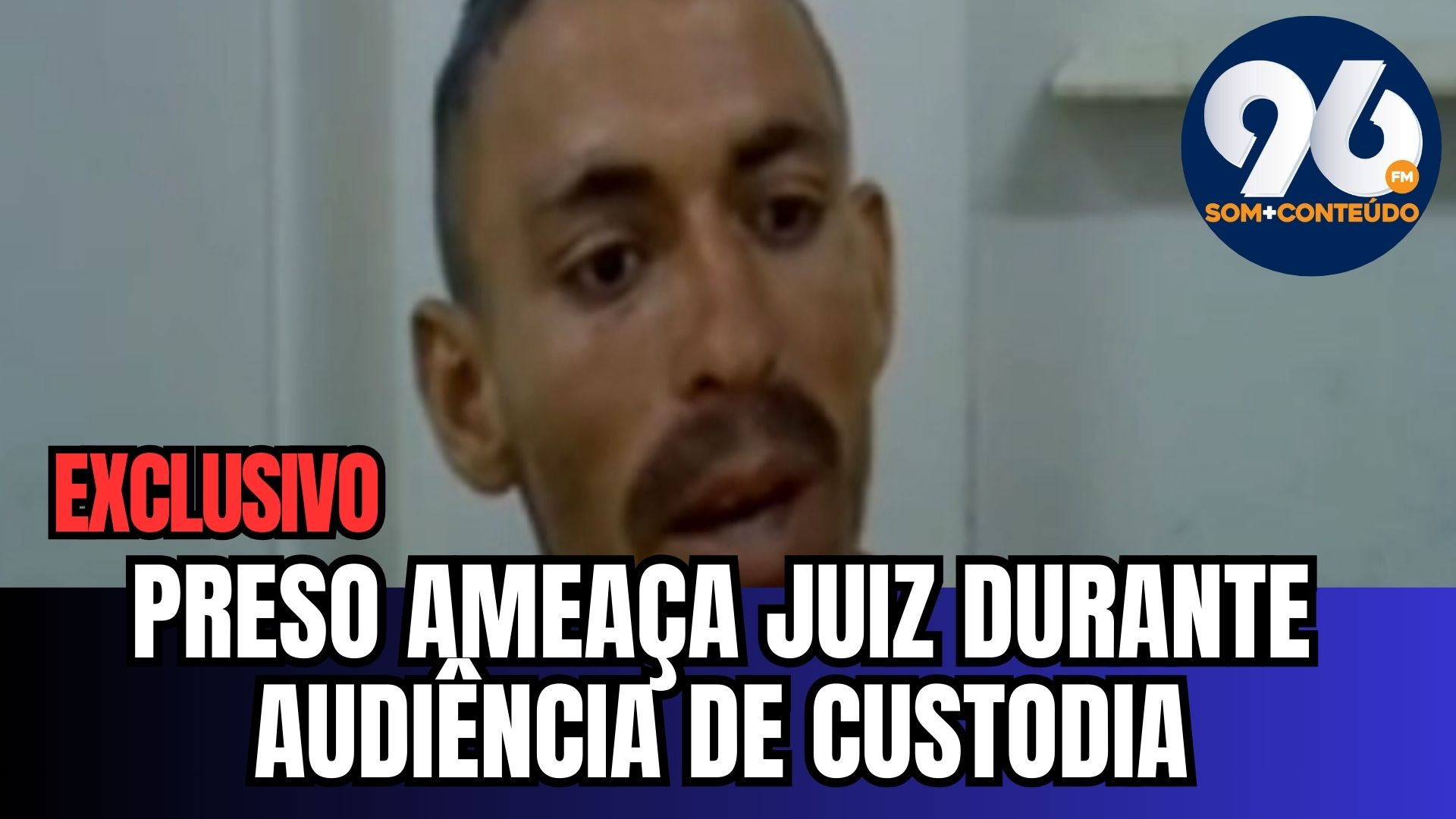 [VIDEO] Homem preso por furto ameaça juiz durante audiência de custódia: "Toco fogo na sua casa"