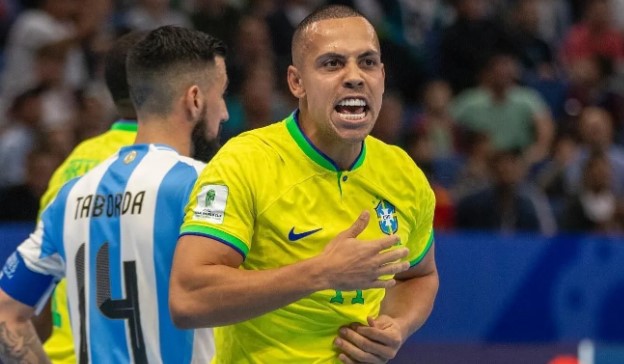 HEXA: Brasil vence Argentina por 2 a 1 e conquista o Mundial de Futsal