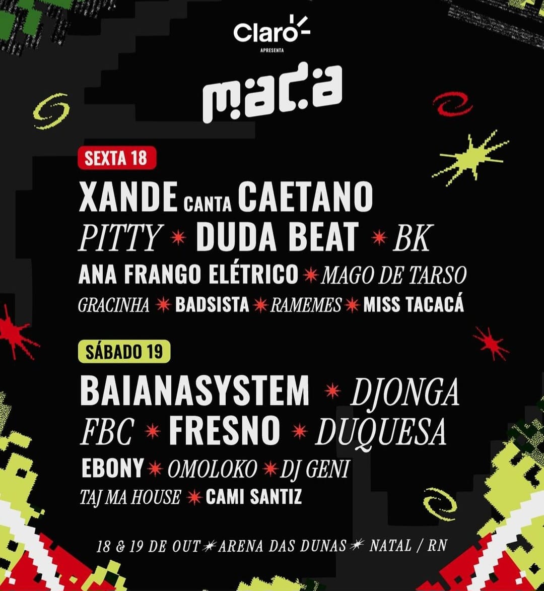 Festival MADA anuncia programação para os dias 18 e 19 de outubro