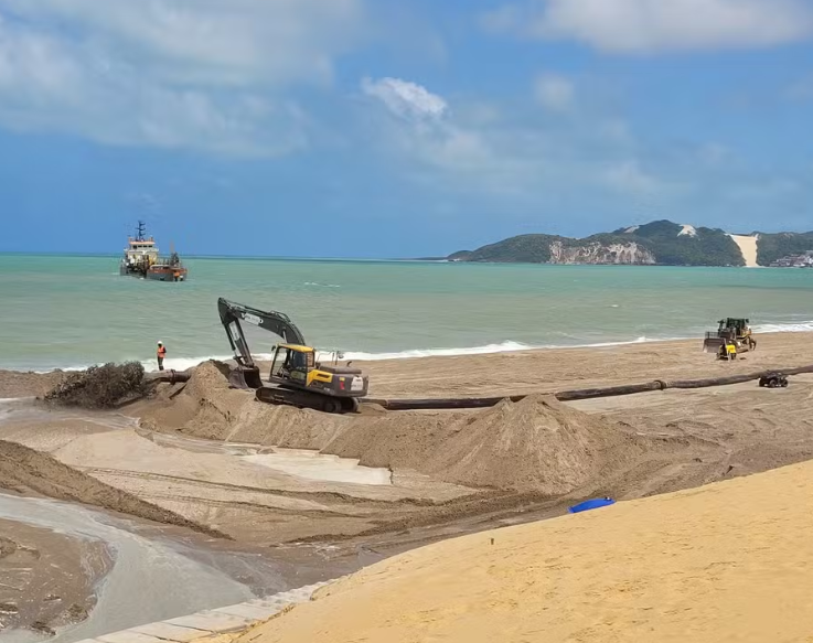 Justiça atende pedido da Prefeitura e proíbe Idema de 'impor obstáculos' para obra de engorda de Ponta Negra em Natal