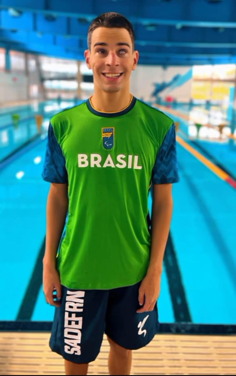 Paratleta potiguar representa o Brasil na principal competição escolar do mundo