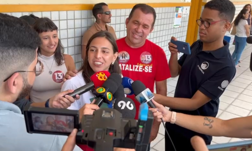 [VIDEO] Ansiosa, Natalia afirma que vai acompanhar votação em casa: "Não tenho coração"