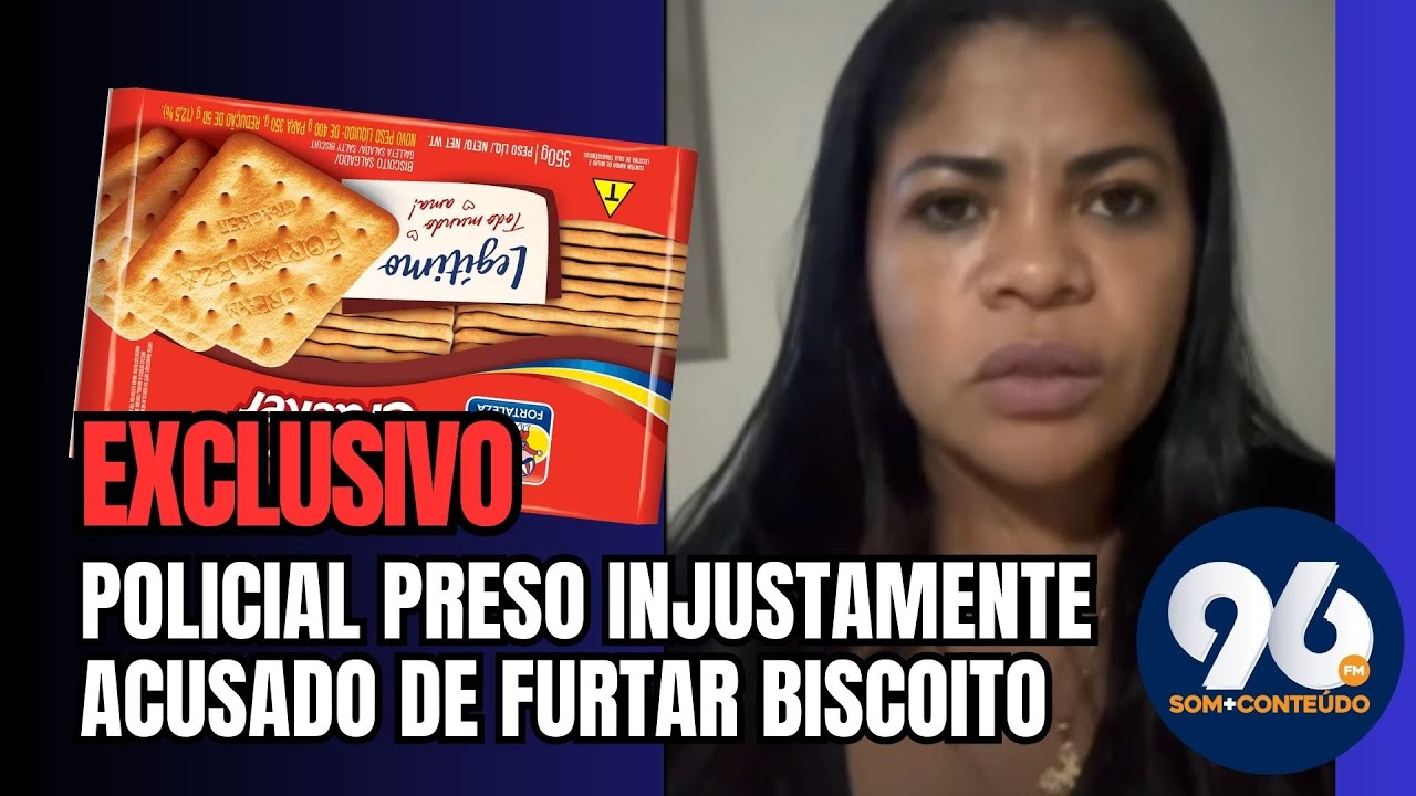 [VÍDEO] Policial é preso injustamente acusado de furtar biscoito, revela sindicato