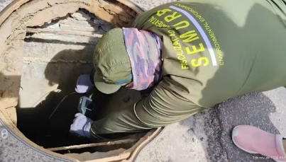 Semurb identifica origem de 'língua negra' que surgiu na Praia de Areia Preta