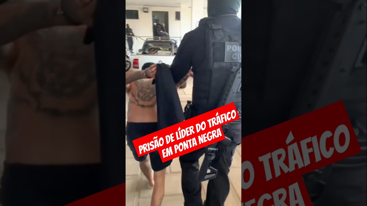 [VIDEO] Chefe do tráfico é preso em Ponta Negra em megaoperação da Polícia Civil