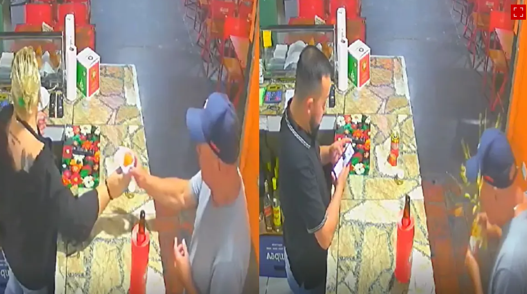 [Vídeo] coxinha “explode” e cliente de lanchonete sofre queimaduras em Curitiba