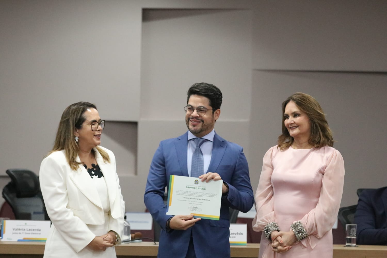 Leo Souza é diplomado pelo Tribunal Regional Eleitoral para o mandato 2025-2028