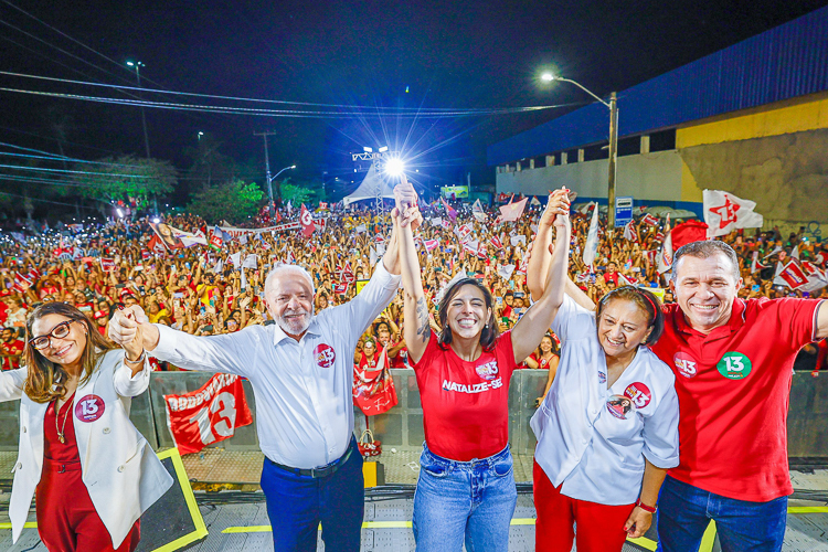 Lula Natalia Janja e Fatima Ricardo Stuckert