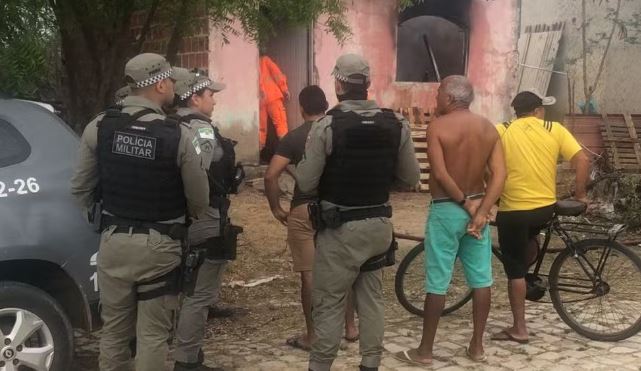 Mulher queimada Mossoró Redes sociais