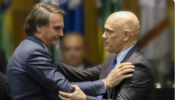 Bolsonaro e Moraes