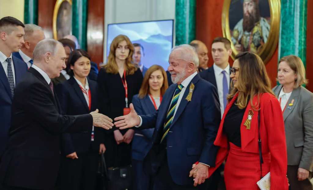 Putin e Lula na Rússia