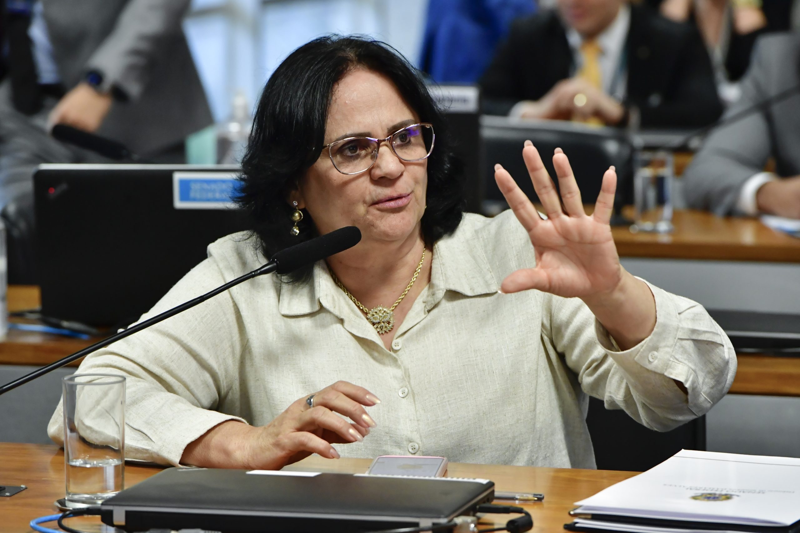 Damares | Foto: Waldemir Barreto/Agência Senado