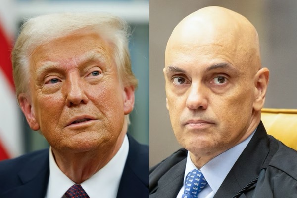 Trump e Alexandre de Moraes