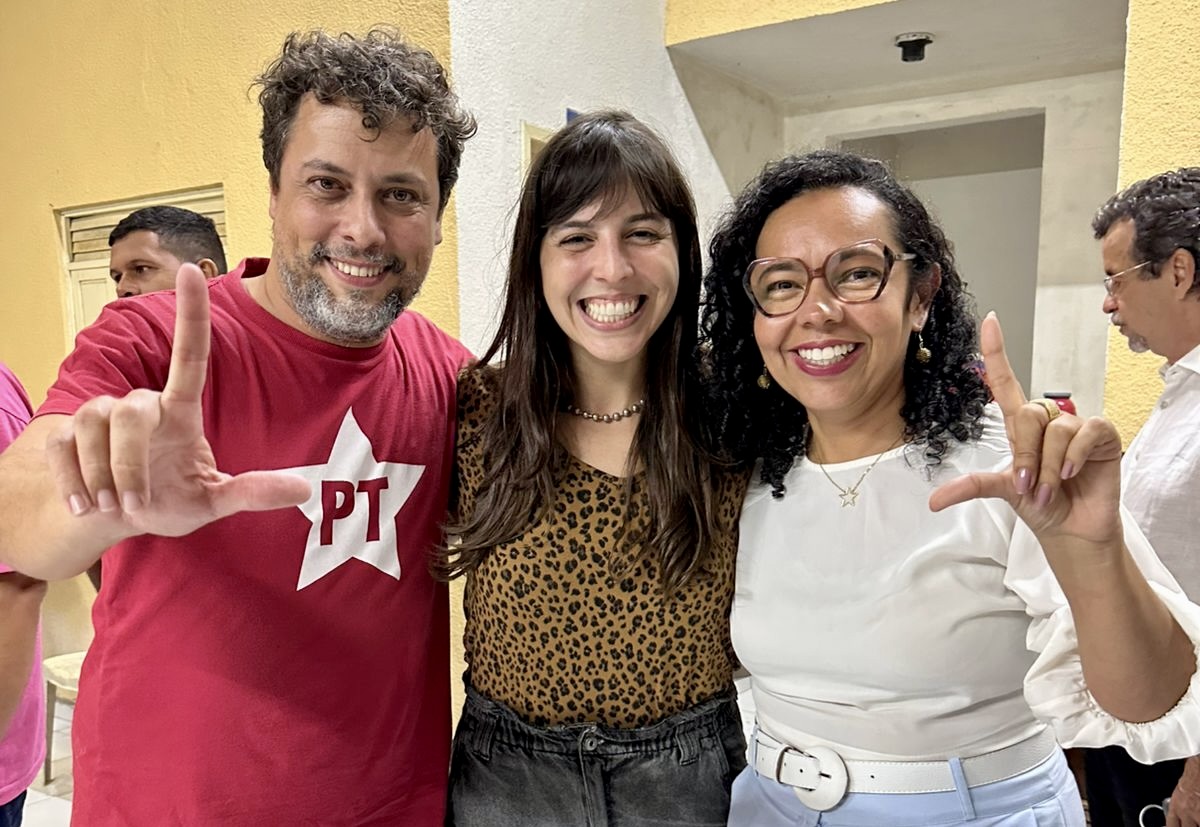 Daniel Valença, Natália Bonavides e Divaneide Basílio PT RN