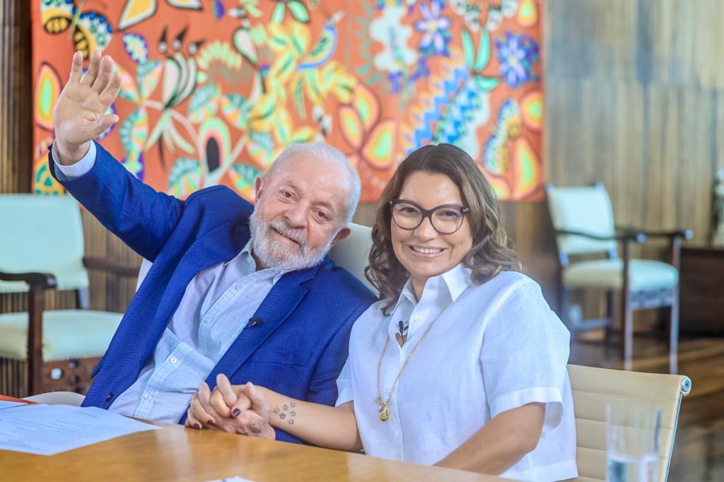 Lula e Janja reforma Planalto