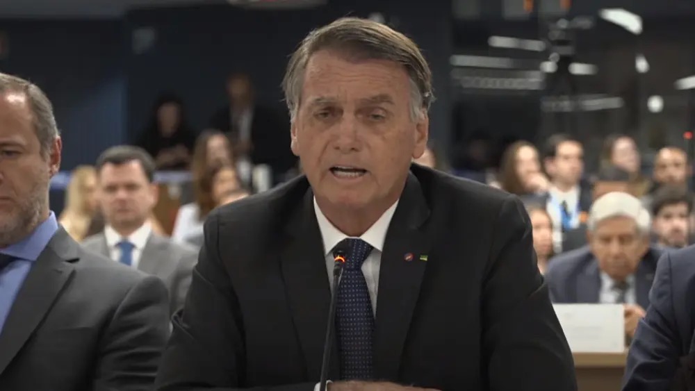 Ex-presidente afirmou, em Bolsonaro, que críticas ao TSE e desconfiança das urnas eletrônicas foram um desabafo. (Foto: reprodução/Youtube TV Justiça)