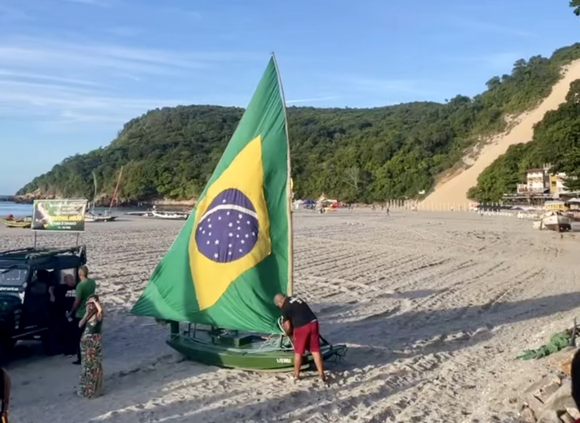 Praia de Ponta Negra em Natal RN | Morro do Careca | Foto: Hellen Jambor 96FM