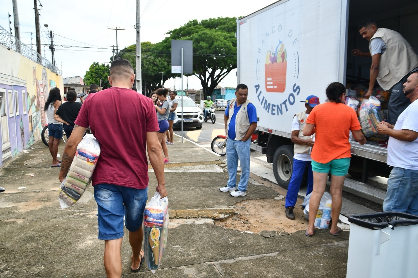 Entrega de alimentos em Natal | Banco de alimentos Natal | Crédito: Magnus Nascimento