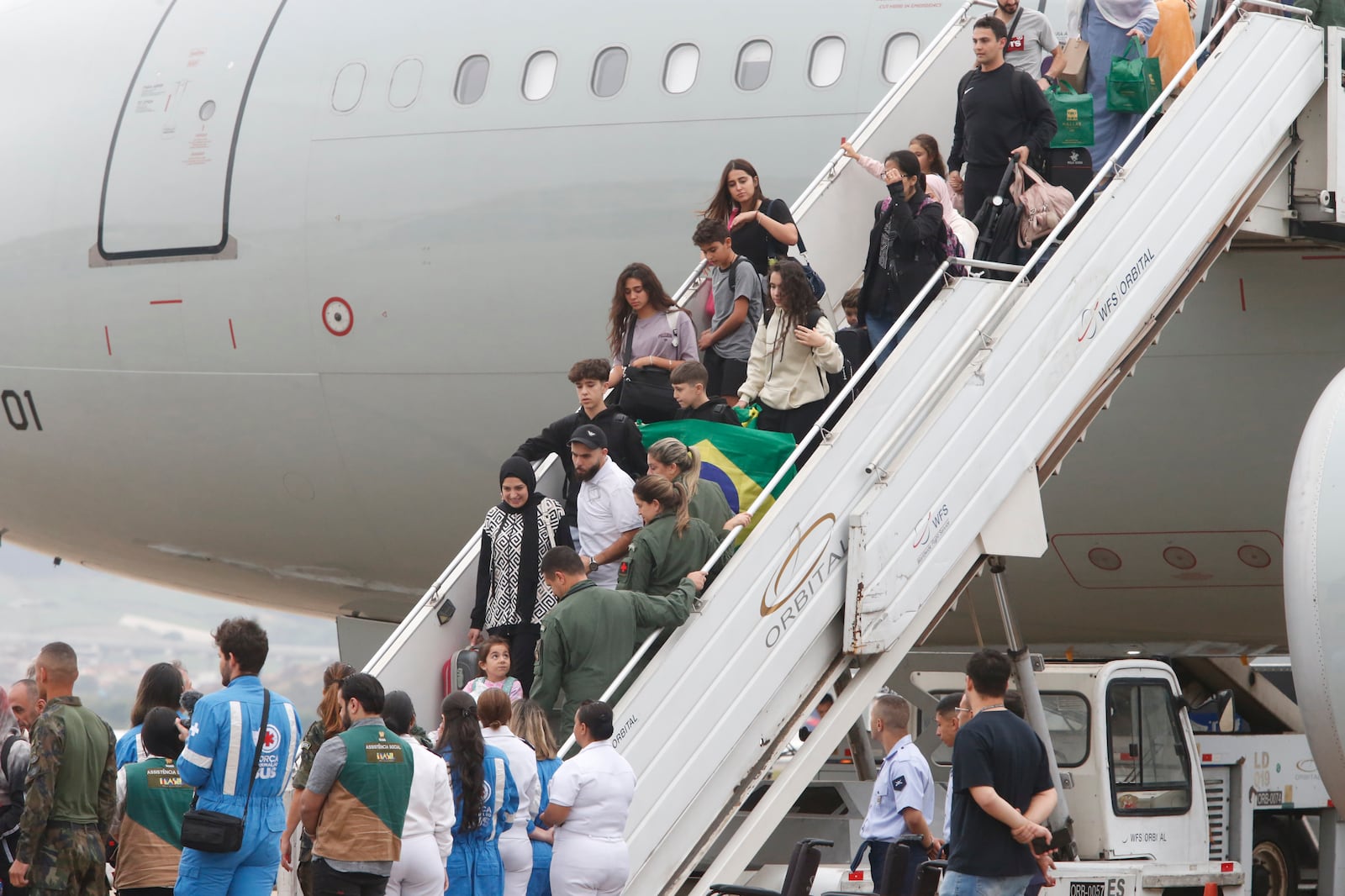 Em 2024, FAB resgatou brasileiros que estavam no Líbano Paulo Pinto/Agência Brasil - 19.10.2024