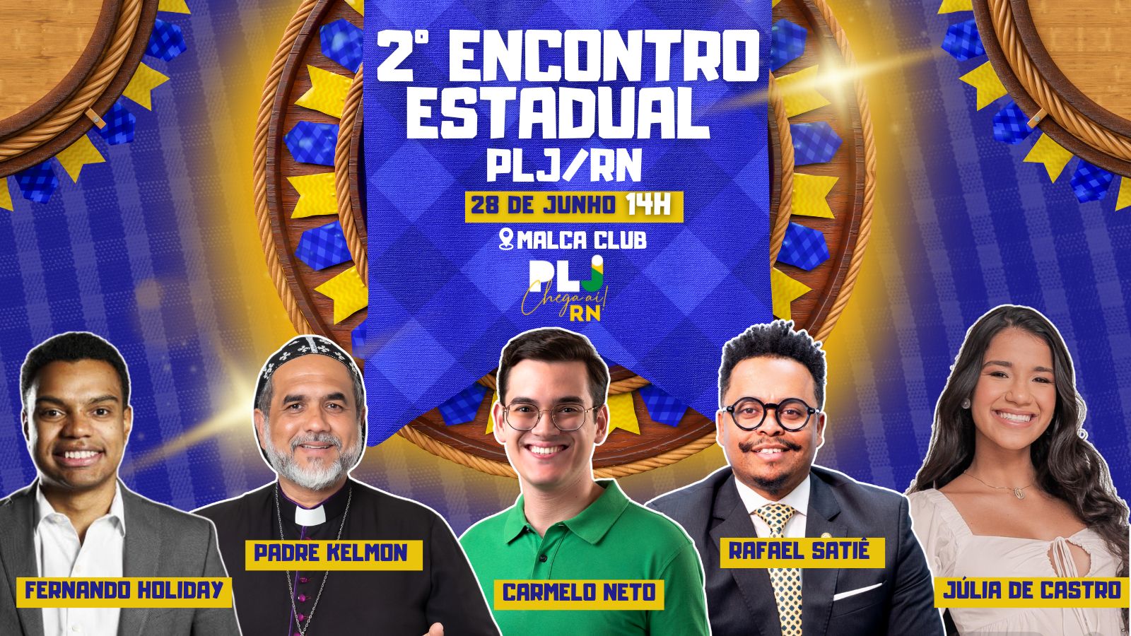 2°ENCONTRO ESTADUAL PL Jovem em Natal RN | Imagem: Divulgação