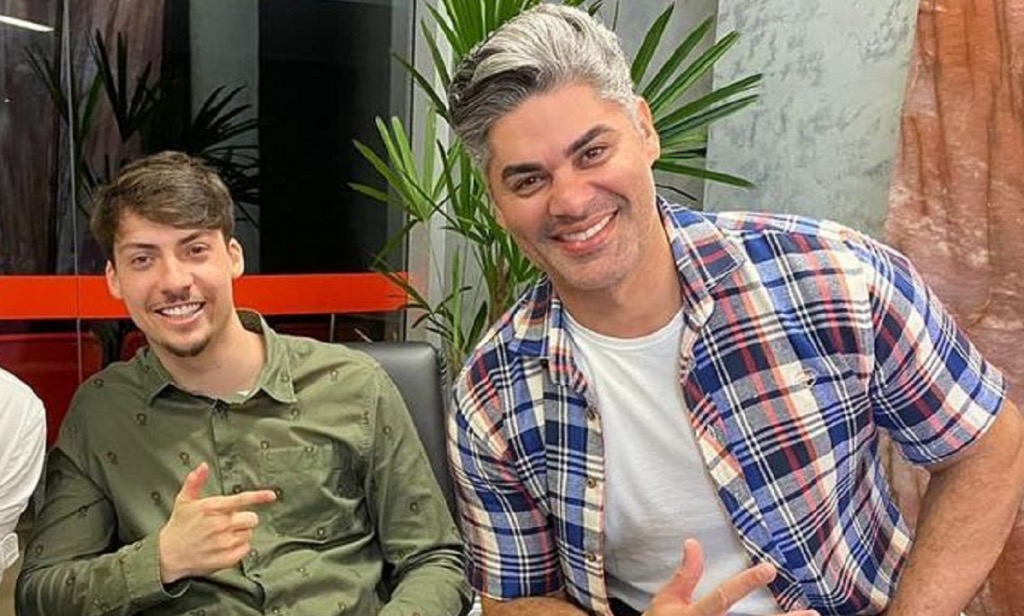 Jair Renan Bolsonaro, filho do presidente e o personal trainer Allan Lucena | Foto: Reprodução/Instagram