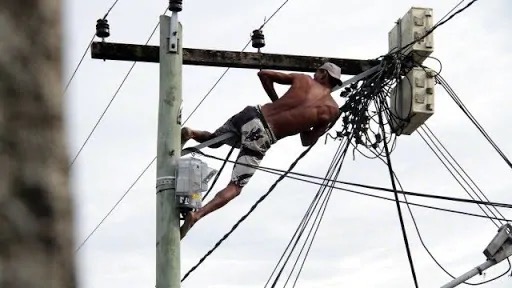 Furto de cabos de energia | Foto: Divulgação