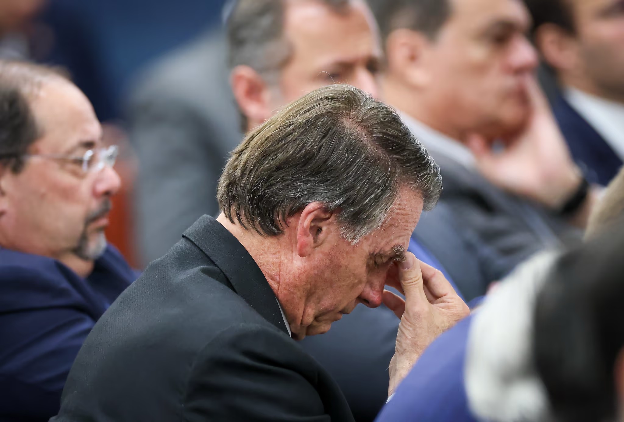 Jair Bolsonaro no julgamento no STF | Foto: STF