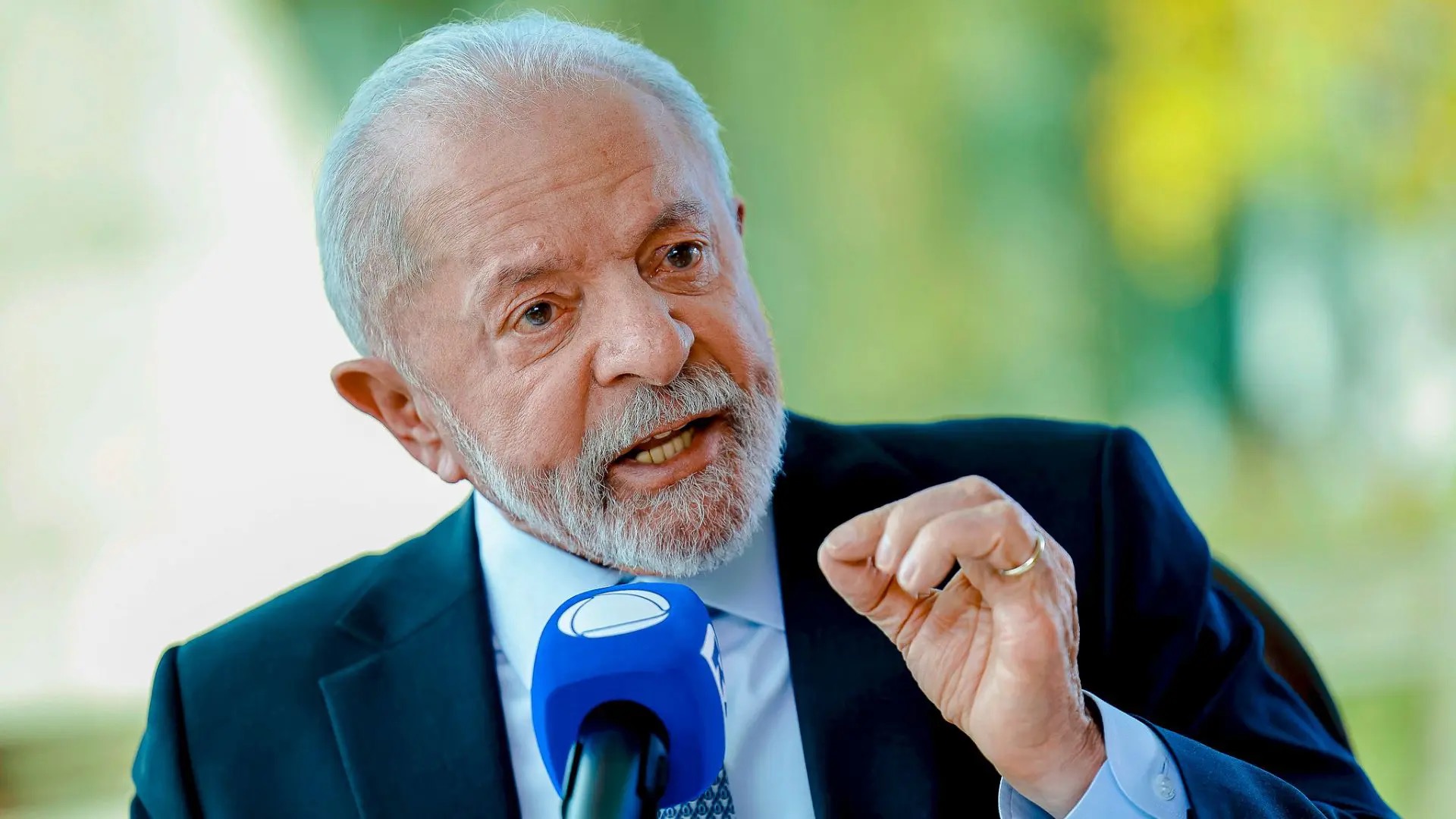 Em entrevista à Rede Record, Lula diz que vai taxar EUA em retaliação ao tarifaço de Trump. (Foto: Ricardo Stuckert/PR)