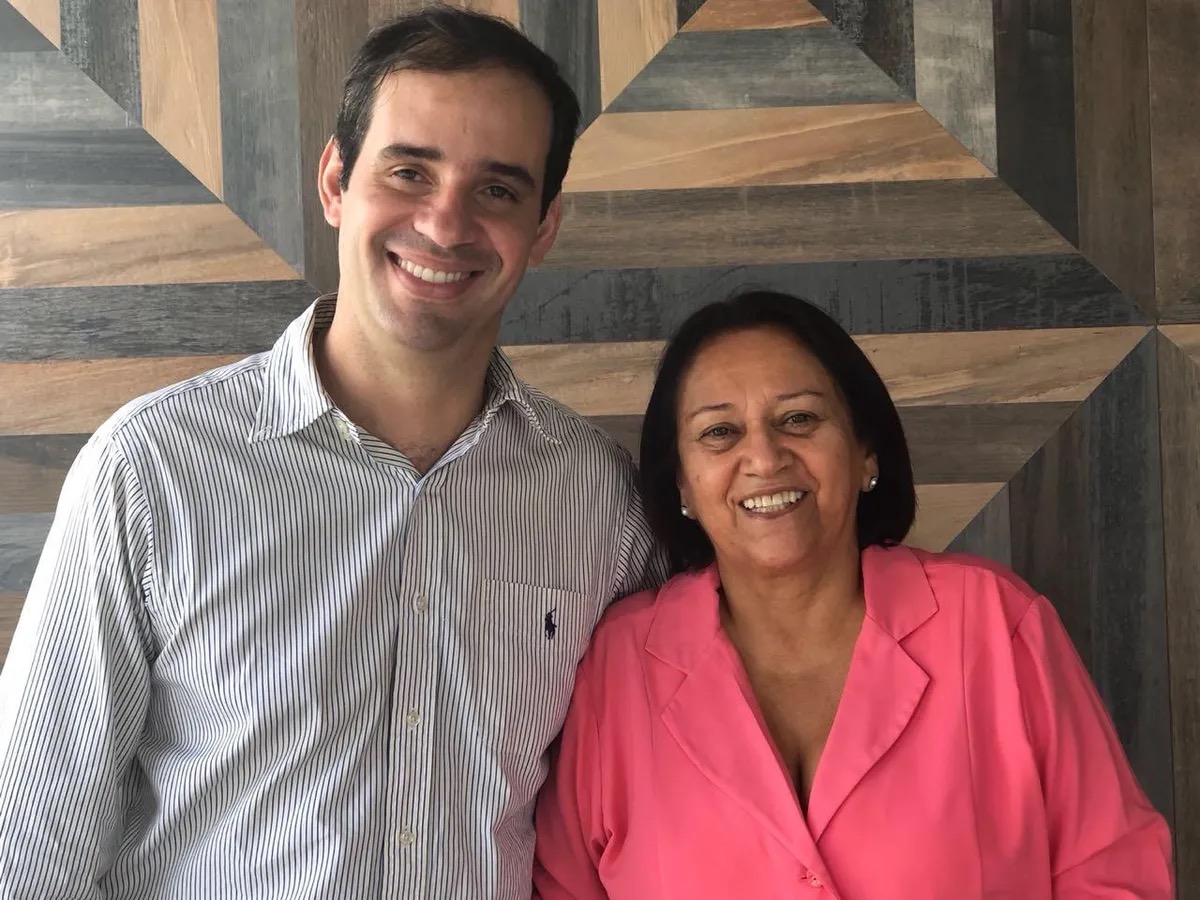 Cadu Xavier e Fatima Bezerra