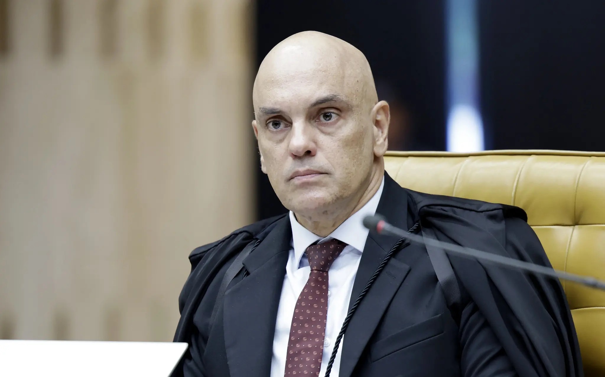 Alexandre de Moraes cometeu diversos erros de português em decisão. (Foto: Fellipe Sampaio/STF)