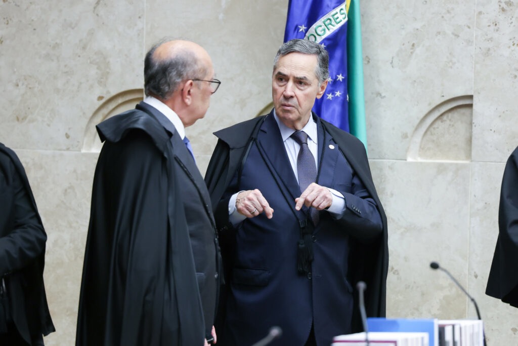 Gilmar Mendes e Luís Roberto Barroso | Foto: Antonio Augusto/STF