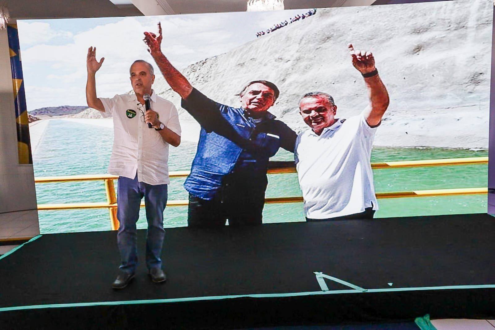 Rogério Marinho no Rota 22 em Santo Antônio | Foto: Divulgação/PLRN