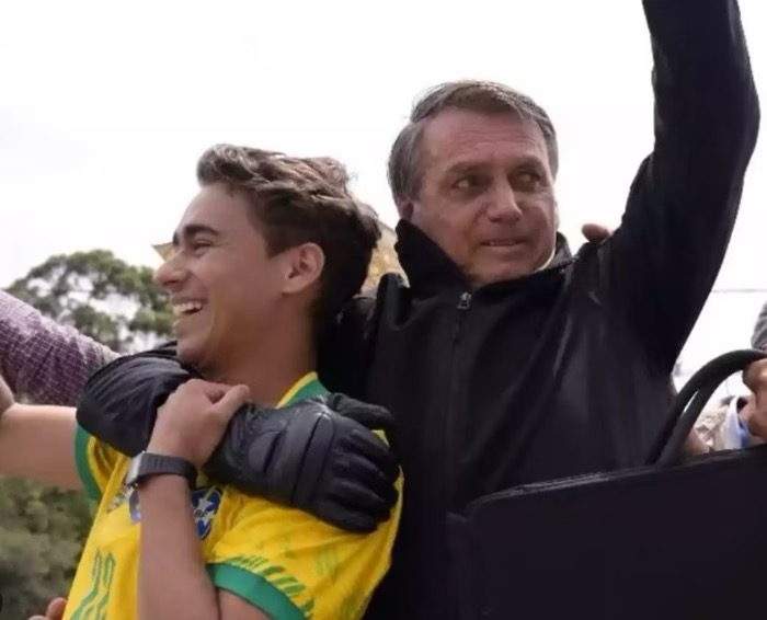 Nikolas Ferreira e Jair Bolsonaro | Foto: Reprodução/Redes Sociais