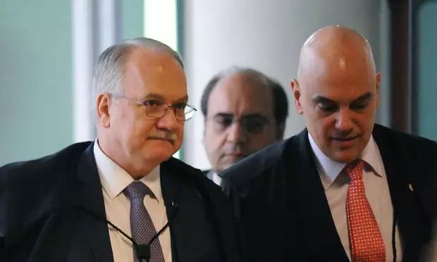Edson Fachin e Alexandre de Moraes 