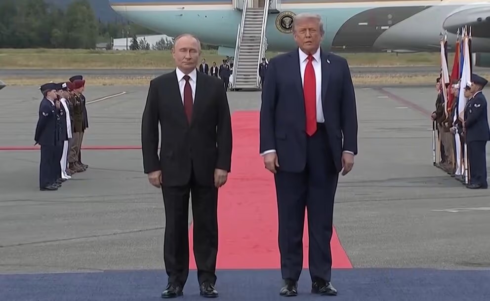 Vladimir Putin e Donald Trump. Reprodução