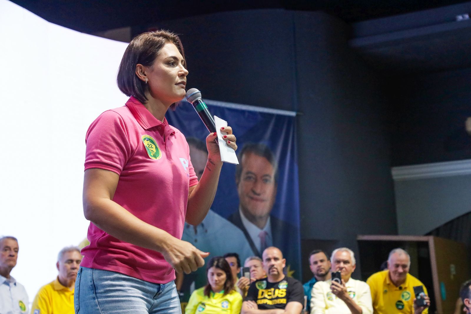 Michelle Bolsonaro no Rota 22 em Natal | Foto: Divulgação/PLRN