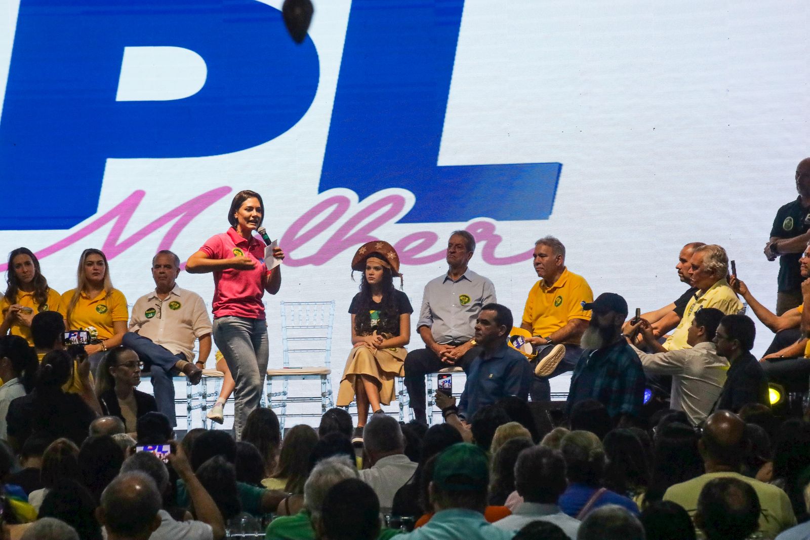 Michelle Bolsonaro no Rota 22 em Natal | Foto: Divulgação/PLRN