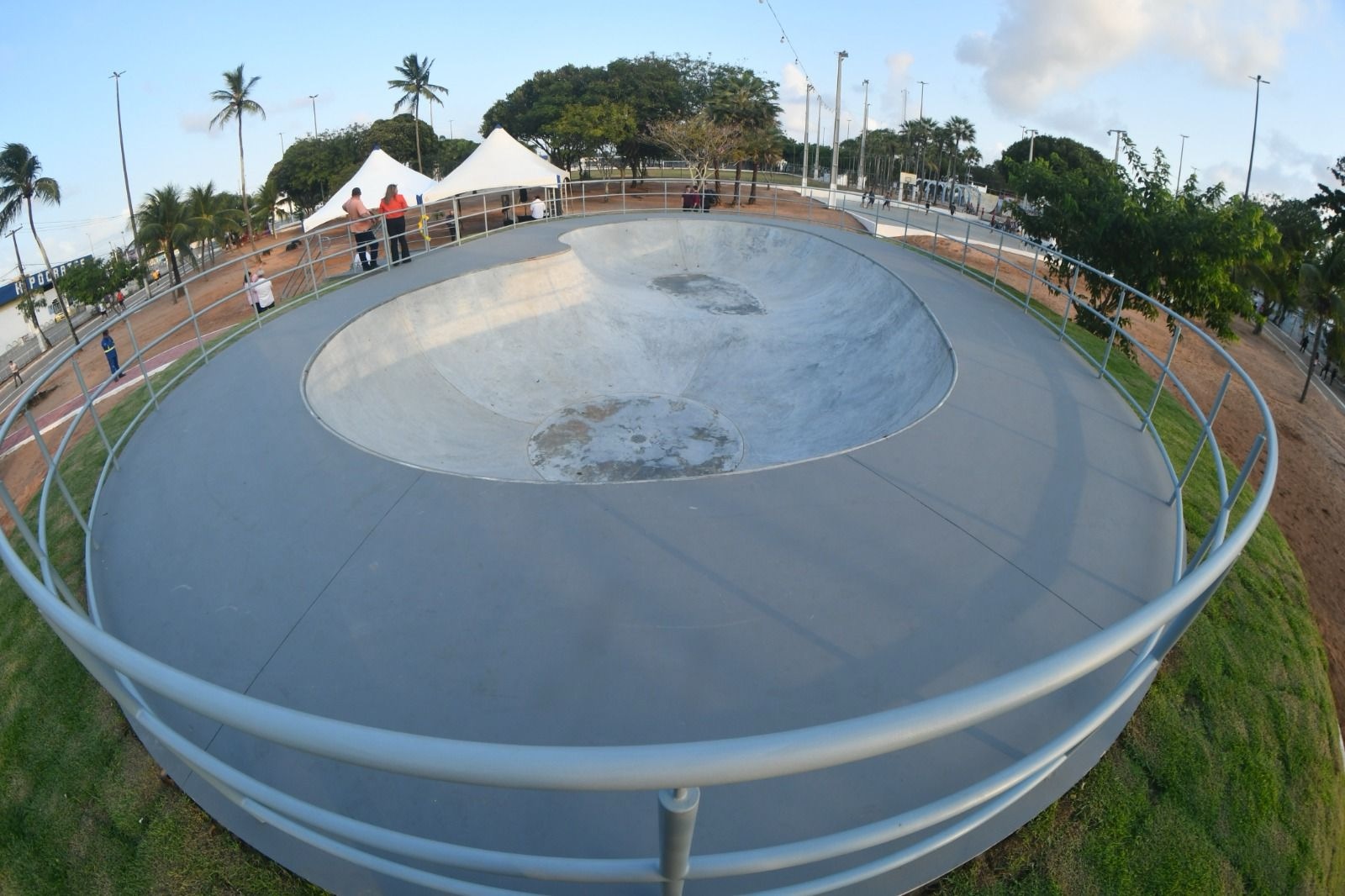 Pista de skateboard inaugurada no conjunto Panatis | Crédito: Foto: Magnus Nascimento/Secom