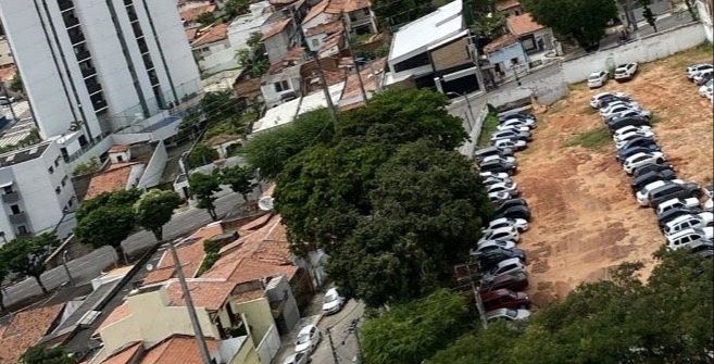 Terreno do antigo Diário de Natal virou estacionamento | Foto: Reprodução