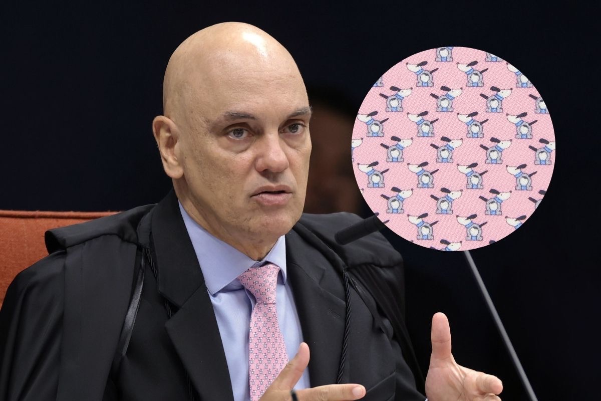 Gravata Alexandre de Moraes no julgamento do Bolsonaro