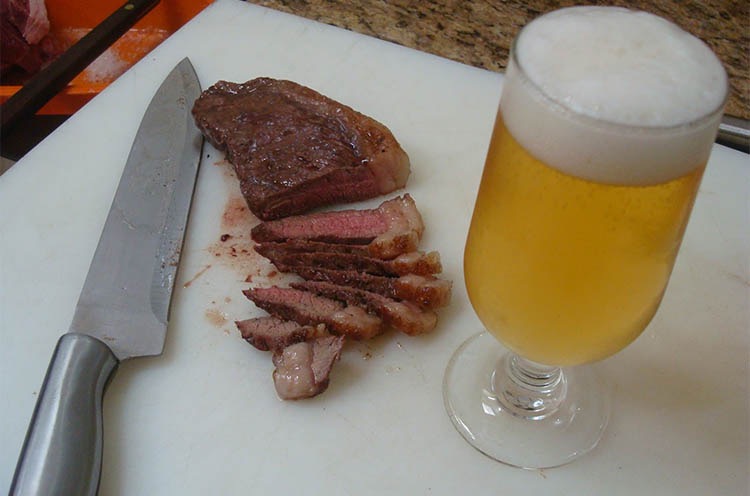 Picanha e cerveja
