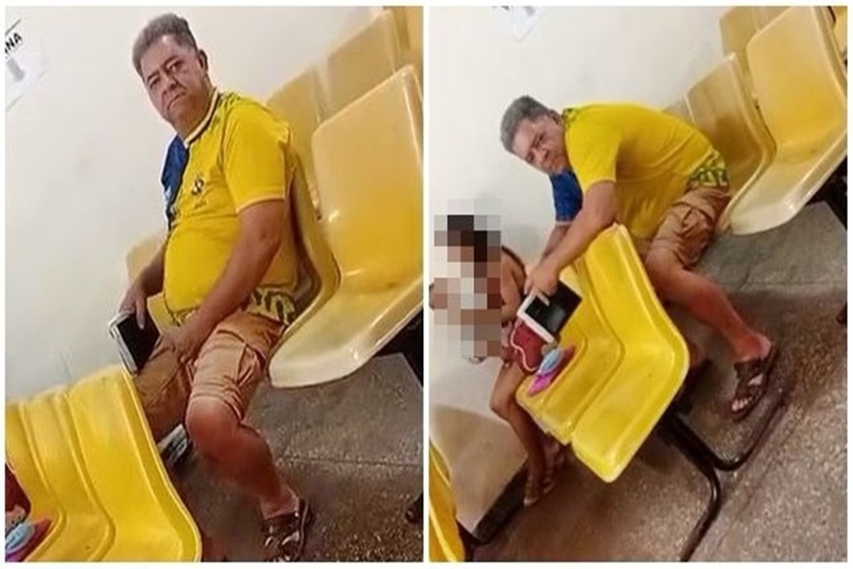 Homem é flagrado se masturbando em fila de vacinação em UBS em Manaus | Divulgação/PCAM