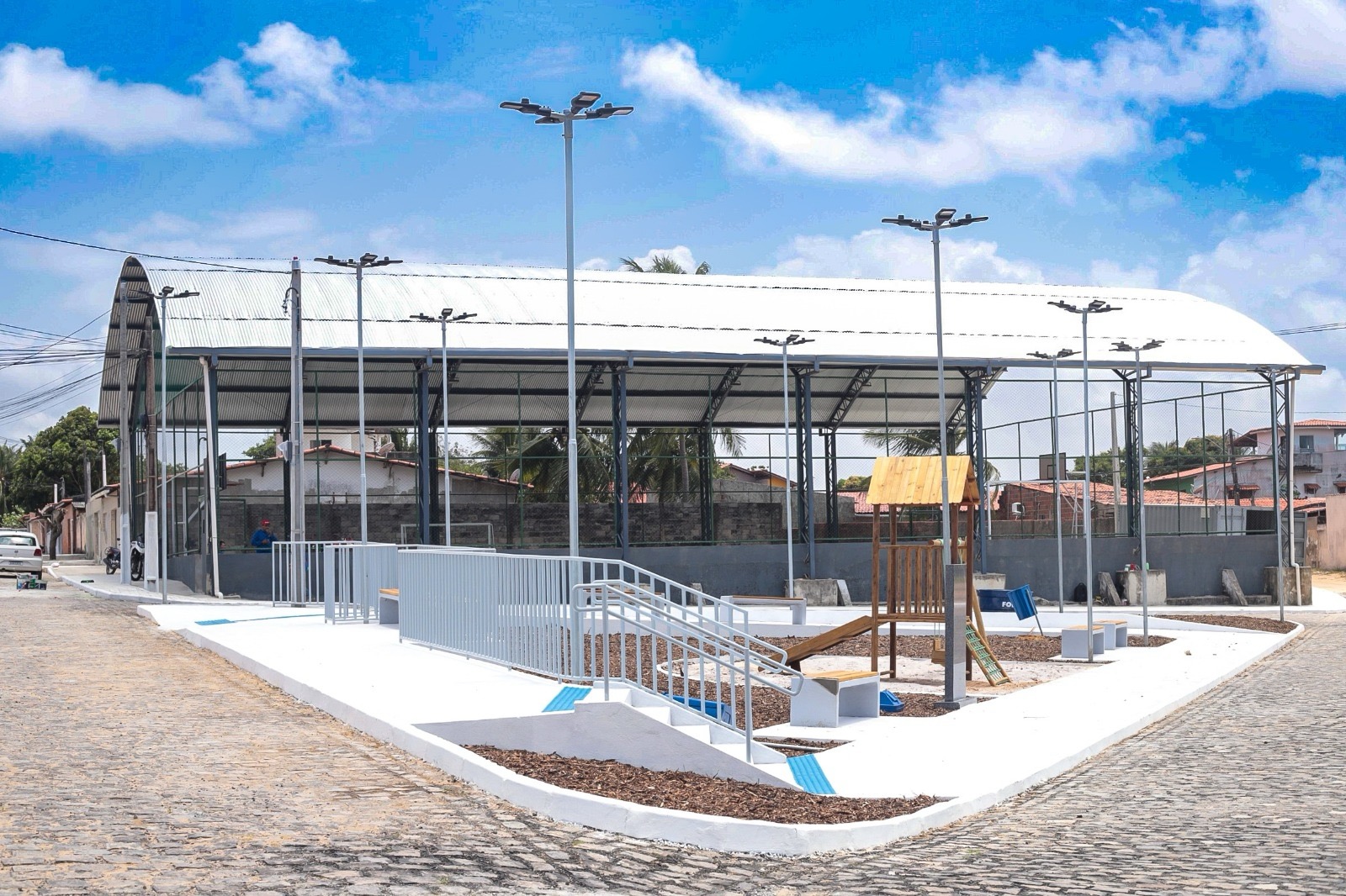 Praça Subtenente Roberto Alves da Silva na redinha | Crédito: Roberto Galhardo/ Semsur