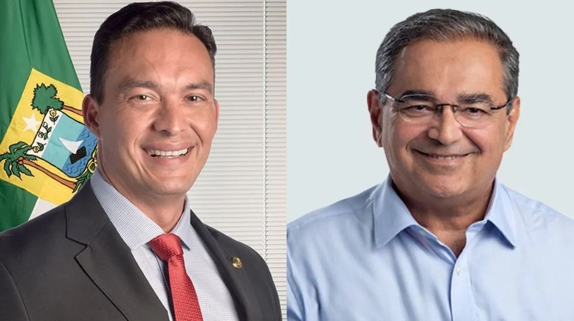 O senador Styvenson Valentim (PSDB) e o ex-prefeito de Natal Álvaro Dias (Republicanos)  • Reprodução