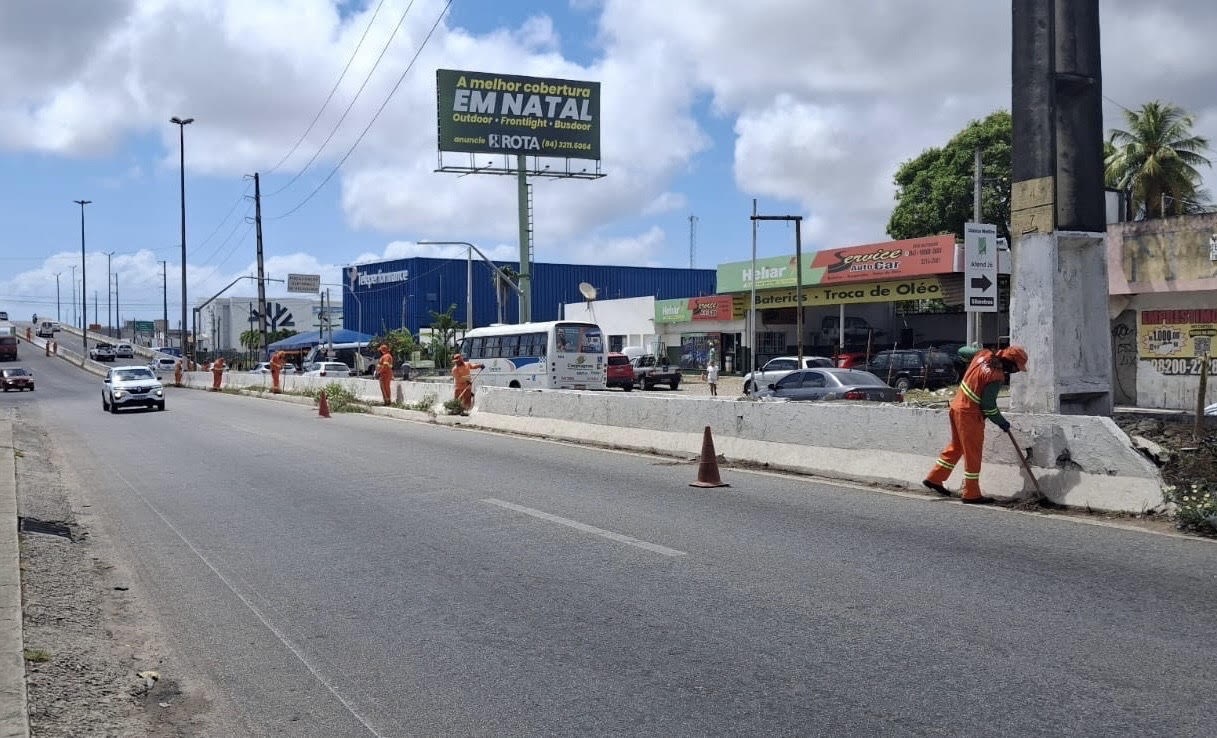Limpeza na zona norte de natal | Crédito: Urbana