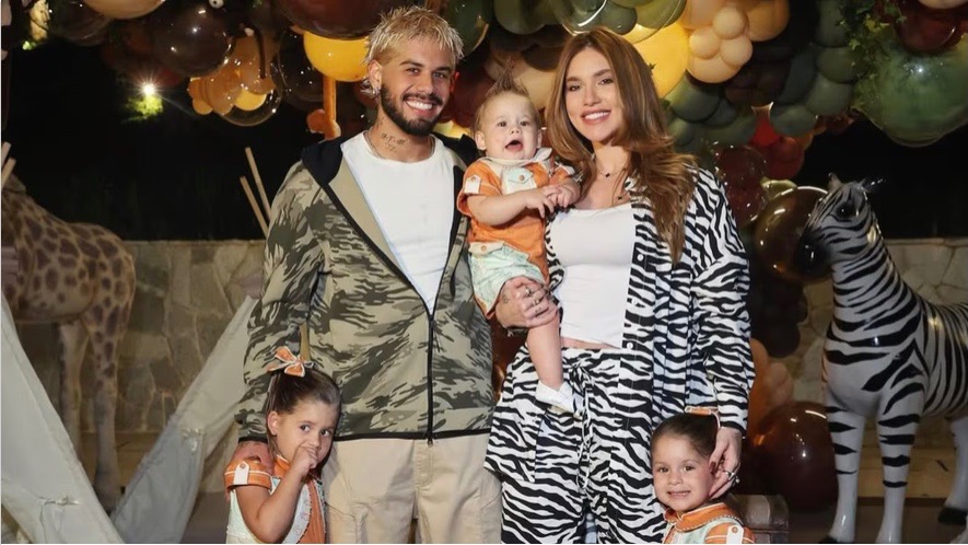 Zé Felipe, Virginia e os filhos | Reprodução/Instagram/@virginia