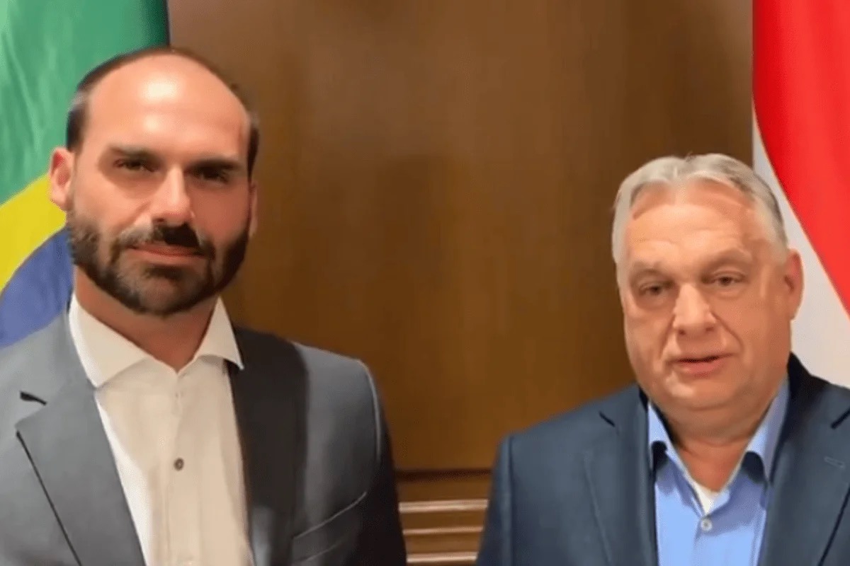 Eduardo Bolsonaro e Viktor Orban