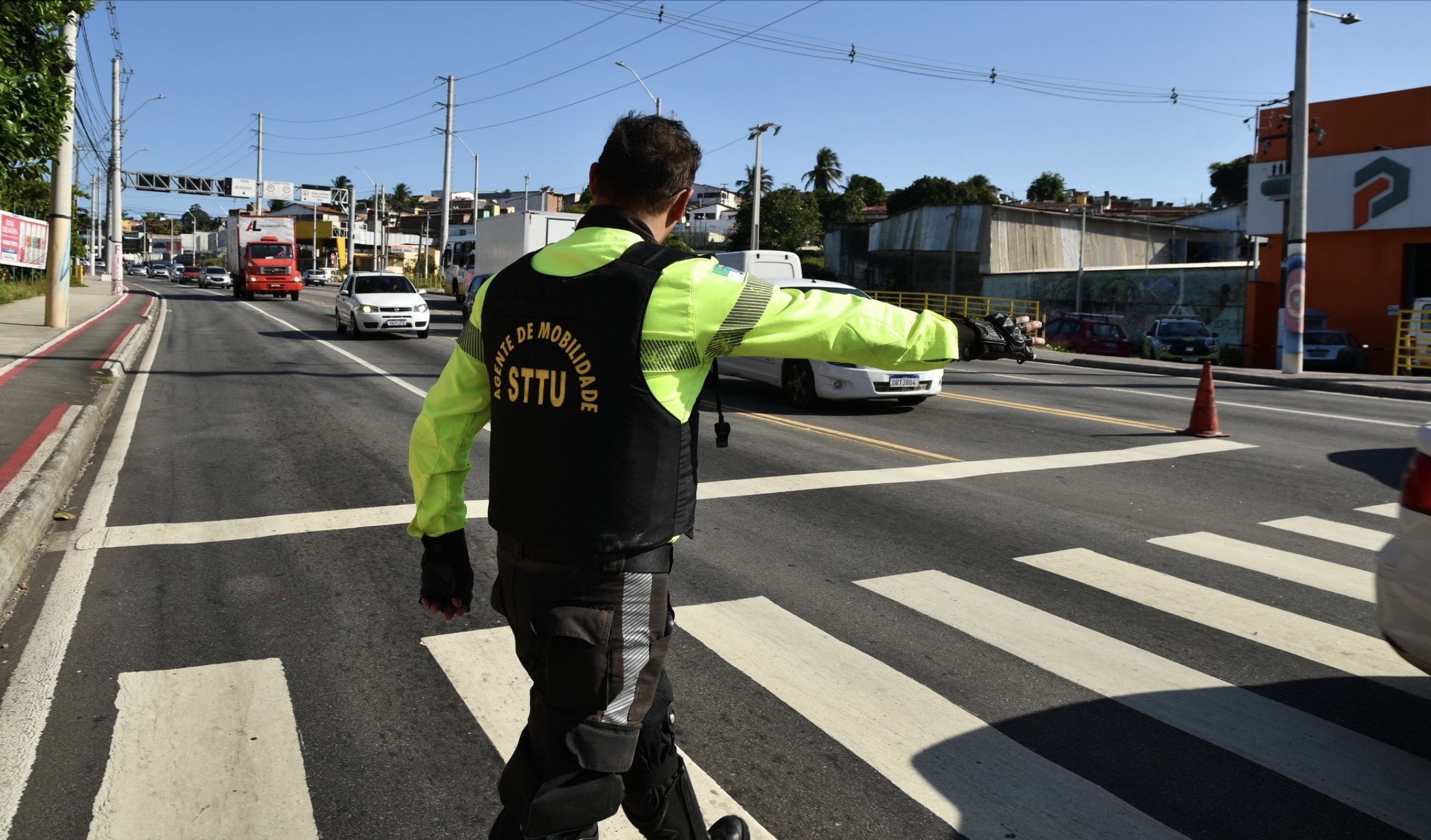 transito sttu | Crédito: Magnus Nascimento/STTU