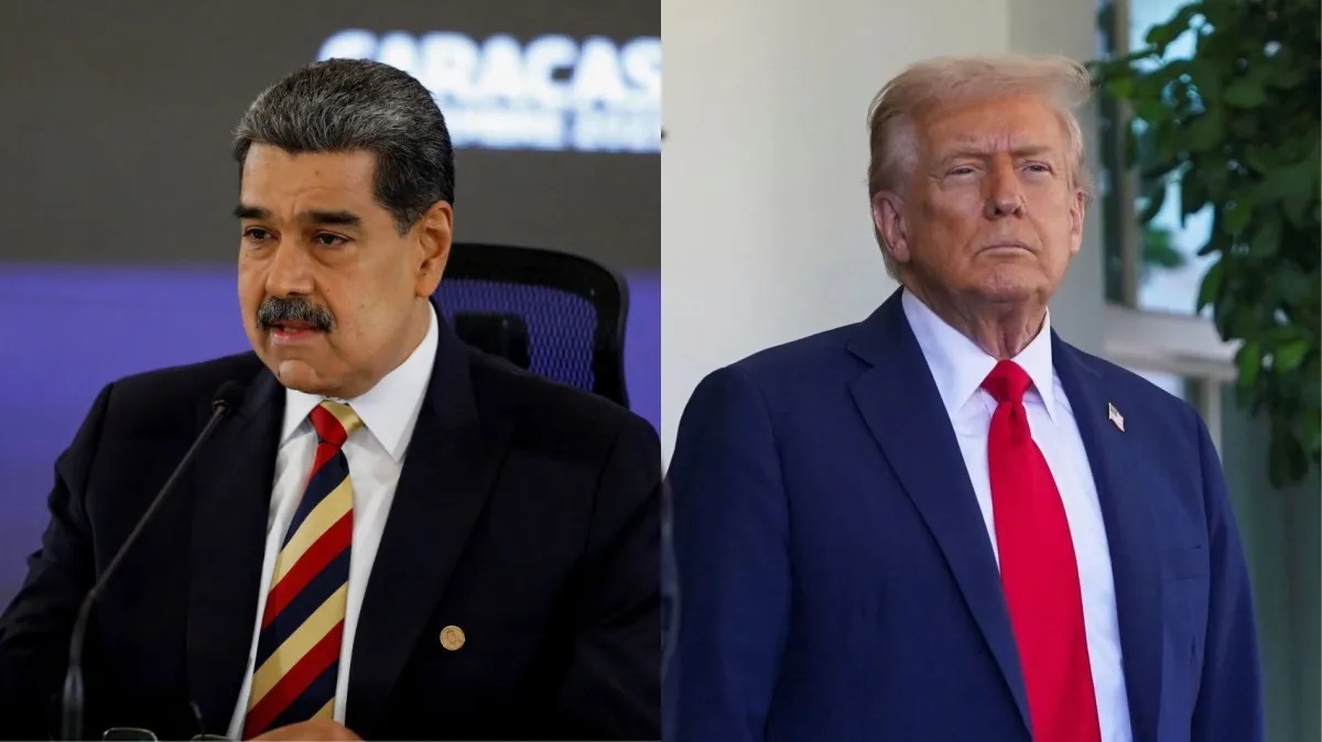 Ditador da Venezuela, Nicolás Maduro, e o presidente dos EUA, Donald Trump  • CNN Brasil