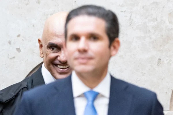 Hugo Motta e Alexandre de Moraes